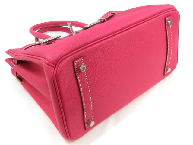 エルメス バーキン30/ハンドバッグ/ローズティリアン×ルビー(シルバー金具)/エプソン